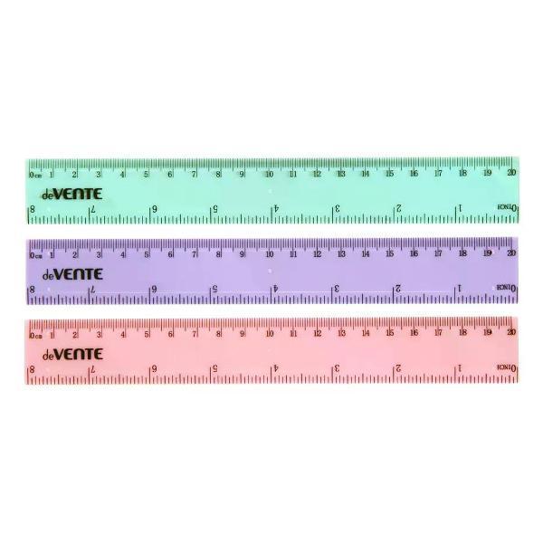 Линейка для черчения Луч Линейка 20 см пластиковая 1 шт.