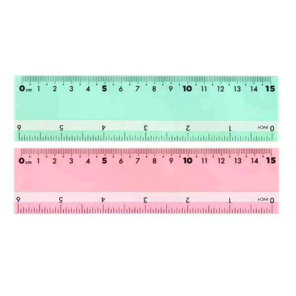 Линейка для черчения Луч Линейка 15 см пластиковая 1 шт.