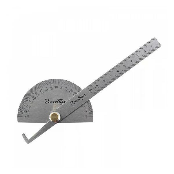 Линейка для черчения Луч Угломер с линейкой 10 см