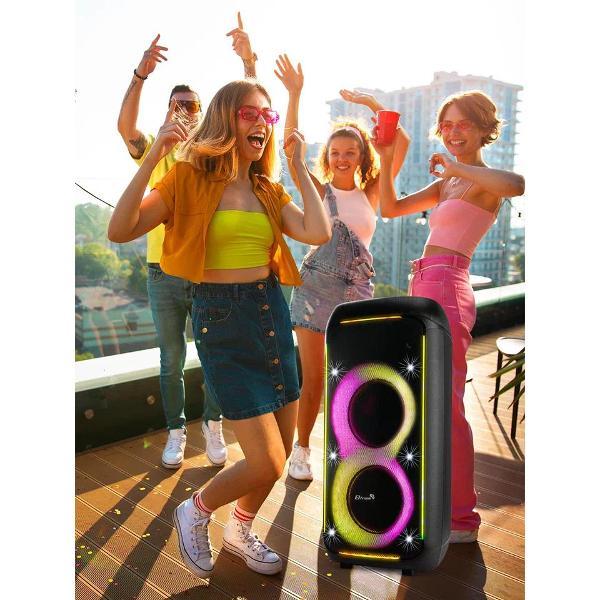 Музыкальная система MIDI Eltronic Колонка 08" (30-71 CRAZY BOX 1000) динамик 2шт/8" ELTRONIC с TWS