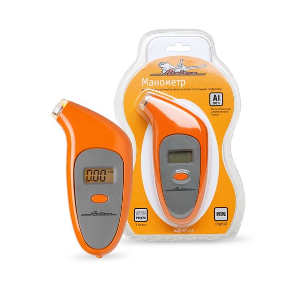 Манометр Airline APR-MD-06 цифровой, с подсветкой 7атм