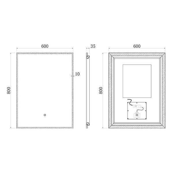 Зеркало Uni-Flow M-010
