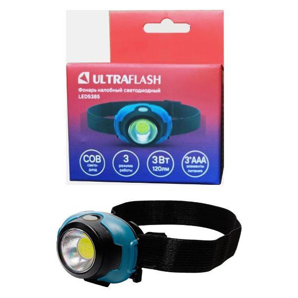Фонарь налобный Ultraflash Фонарь налобный на батарейках Ultraflash LED5385