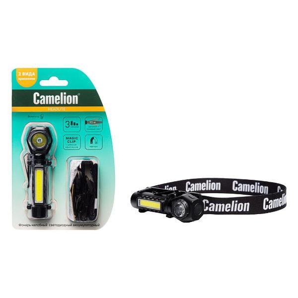 Фонарь налобный Camelion Фонарь налобный аккумуляторный Camelion LED53409