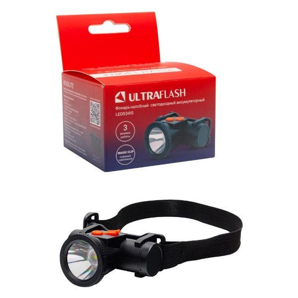 Фонарь налобный Ultraflash Фонарь налобный аккумуляторный Ultraflash LED53415