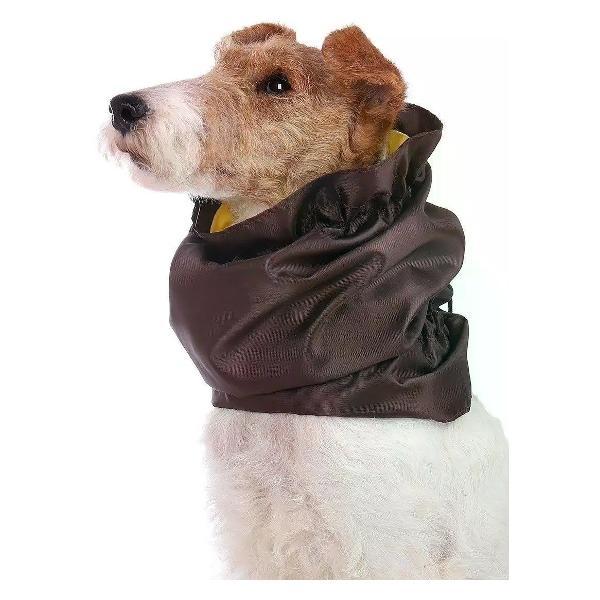 Снуд для собак МОНМОРАНСИ непромокаемый, коричневый, размер М