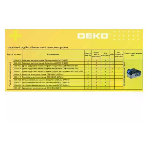 Дрель DEKO 063-4037