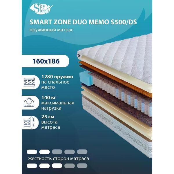 Матрас SkySleep SMART ZONE DUO MEMO S500/DS