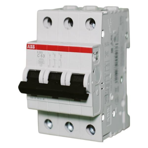Автоматический выключатель abb S203-C63