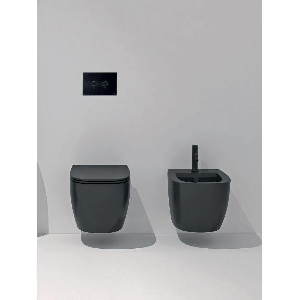 Биде Simas KJU 19 black matt фото
