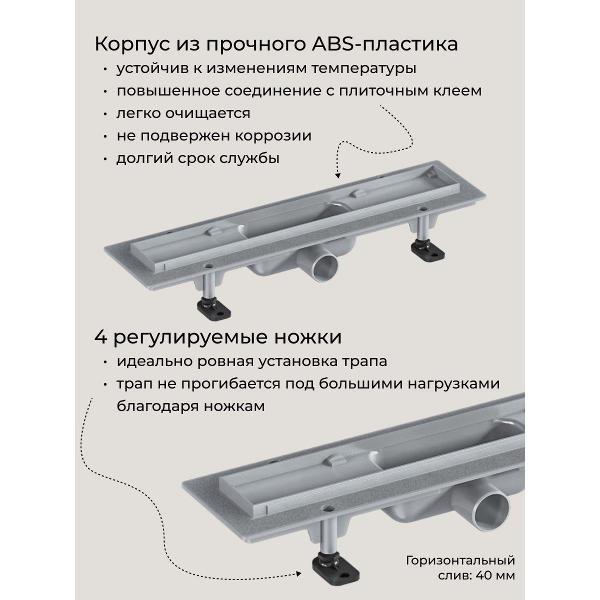Душевой лоток, трап GOOD DOOR BAS GROUP Душевой трап GoodDoor