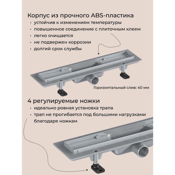 Душевой лоток, трап GOOD DOOR BAS GROUP Душевой трап GoodDoor