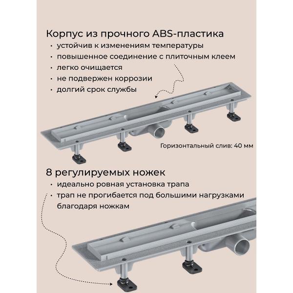 Душевой лоток, трап GOOD DOOR BAS GROUP Душевой трап GoodDoor