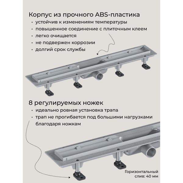 Душевой лоток, трап GOOD DOOR BAS GROUP Душевой трап GoodDoor