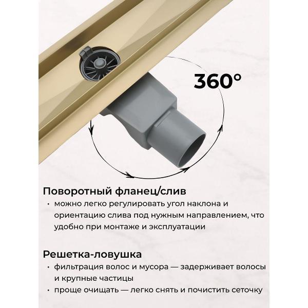 Душевой лоток, трап BAS Душевой трап BAS