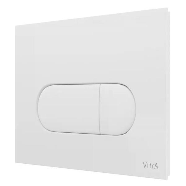 Система инсталляций и смыва VitrA Кнопка смыва VitrA Root Round глянцевая белая