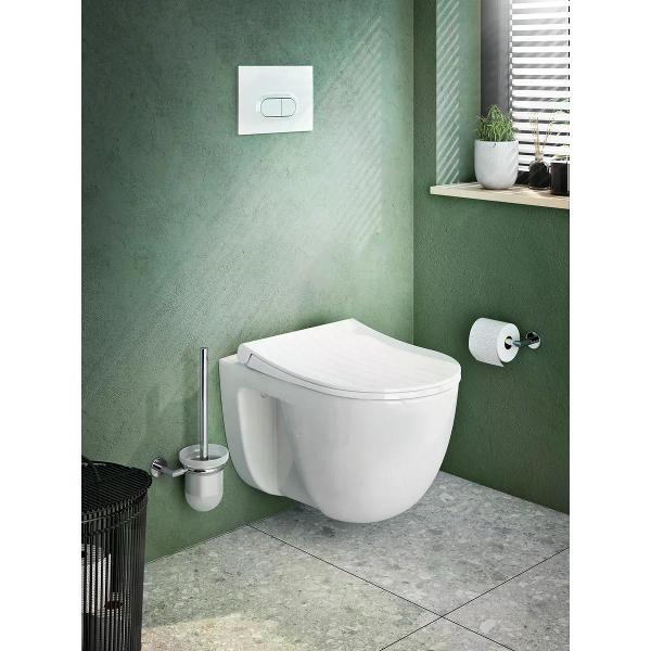 Система инсталляций и смыва VitrA Кнопка смыва VitrA Loop O глянцевая белая