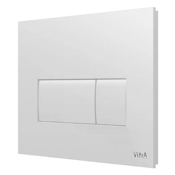 Система инсталляций и смыва VitrA Кнопка смыва VitrA Root Square глянцевая белая