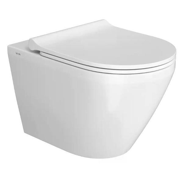 Унитаз VitrA Инсталляция с унитазом VitrA Integra Round комплект 4 в 1