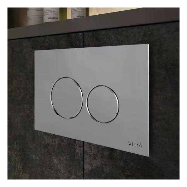 Система инсталляций и смыва VitrA Кнопка смыва VitrA Origin глянцевая хром