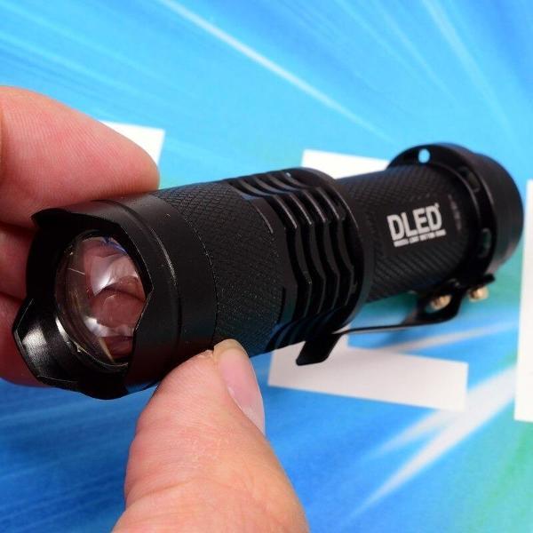 Фонарь ручной DLED Q5 Small ultrafiolet_365nm ультрафиолетовый 365nm
