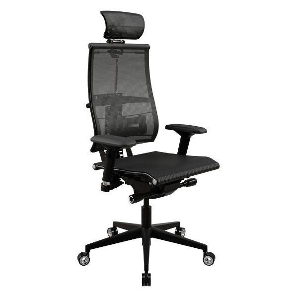 Кресло компьютерное Метта YOGA 4DF Black Edition 4D фото