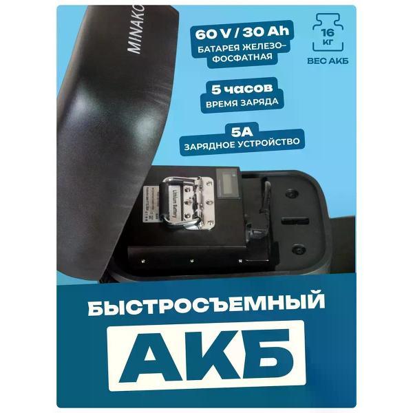 Электровелосипед Titan 2.0, 60V 30Ah, черный