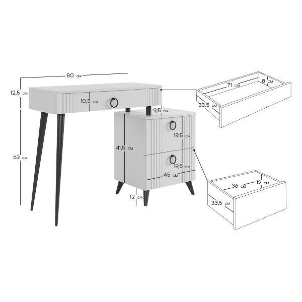 Столик туалетный Mebelson Ева