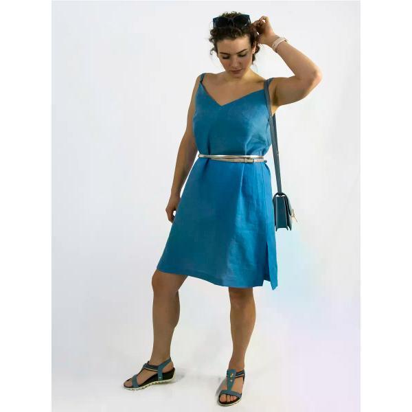 Сарафан для женщин Tex-story Сарафан 100% из льна на брителях