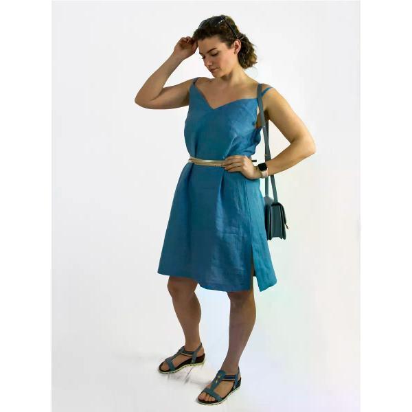 Сарафан для женщин Tex-story Сарафан 100% из льна на брителях