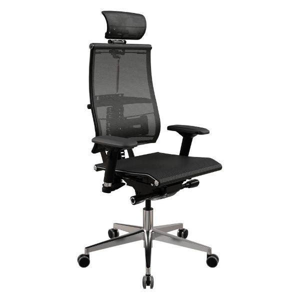 Кресло компьютерное Метта Yoga 4DF Black Office Edition 4D фото