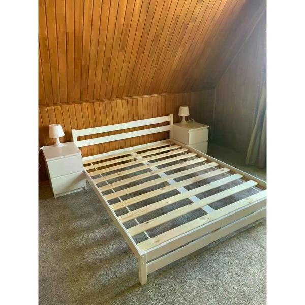 Изголовье кровати VKF Кровать двуспальная 140х200 берёза