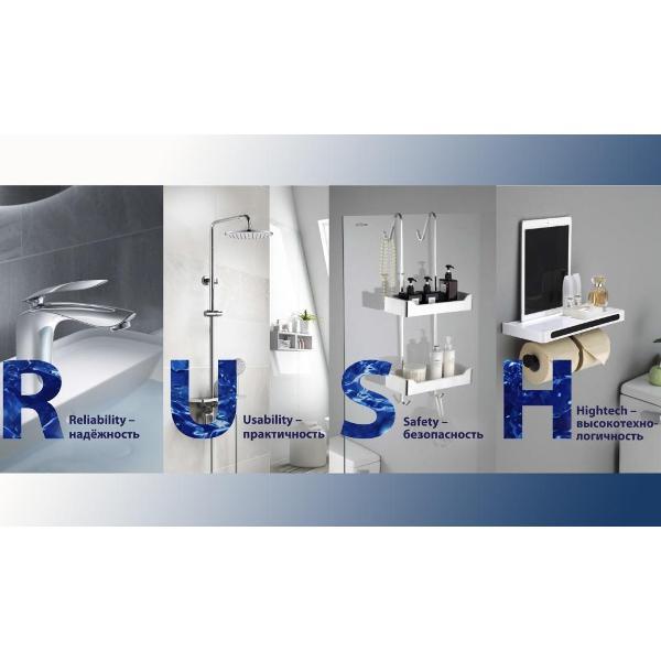 Смеситель Rush Смеситель для ванны и душа с коротким изливом