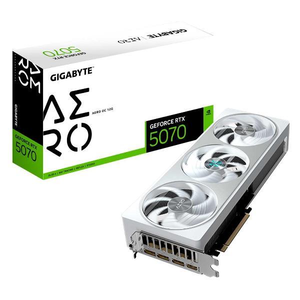 Видеокарта GIGABYTE GeForce RTX 5070 AERO OC 12Gb