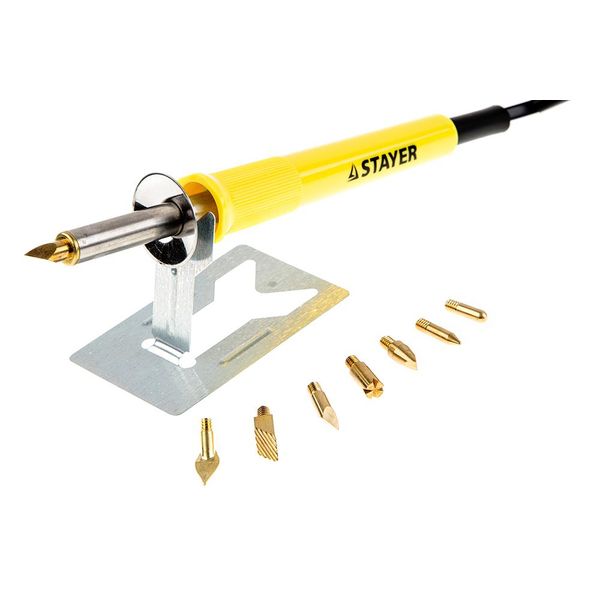 Выжигатель Stayer 45227 Professional 3в1 (+20 насадок)