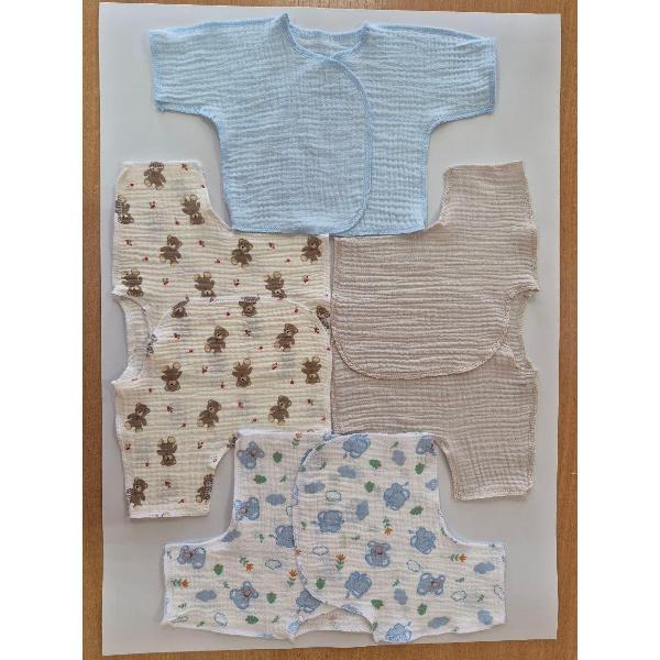 Распашонка для детей Кукляш Распашонки слоники 4шт