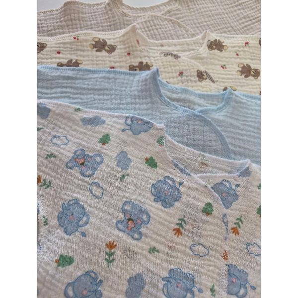 Распашонка для детей Кукляш Распашонки слоники 4шт