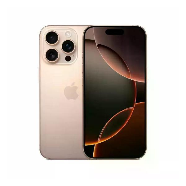 Смартфон Apple iPhone 16 Pro 256 ГБ, Dual: nano SIM + eSIM, Desert Titanium фото