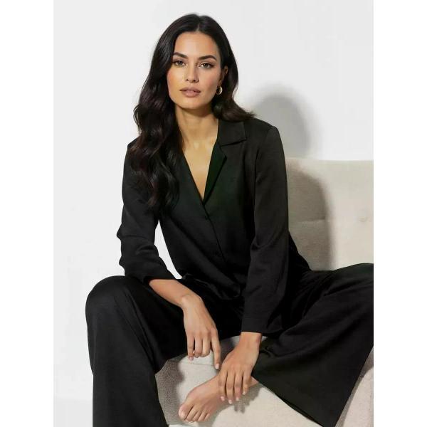 Пижама для женщин Vera Nicco Костюм домашний Пижама со штанами с рубашкой на пуговицах