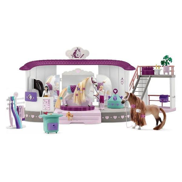 Сюжетно-ролевая игра Schleich Horse Club Sofia's Beauties Набор "Салон красоты для лошадей", подарок девочке, 42588