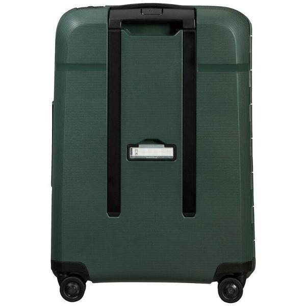 Чемодан Samsonite пластик, полипропилен, адресная бирка, 38 л, размер S, зеленый
