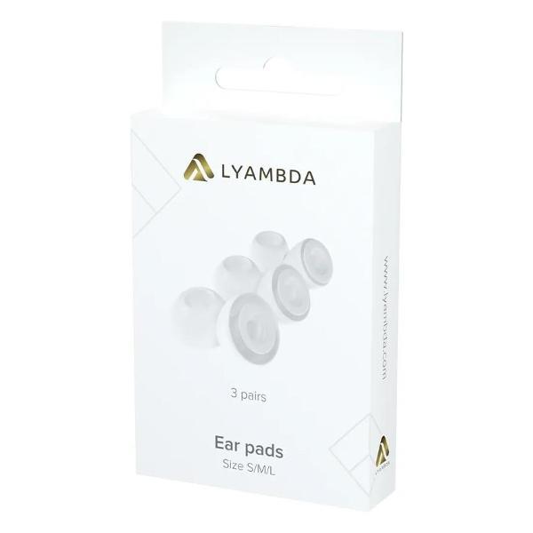 Амбушюры LYAMBDA Комплект сменных насадок E-PRO-WT для Apple AirPods Pro Белый