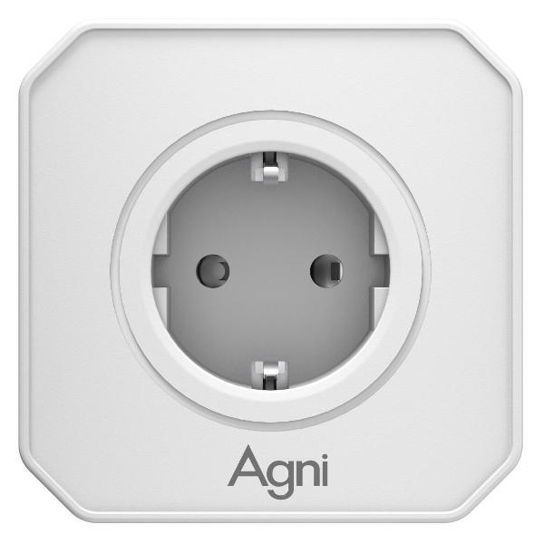 Тройник и переходник электрический AGNI TP-VE5E-white