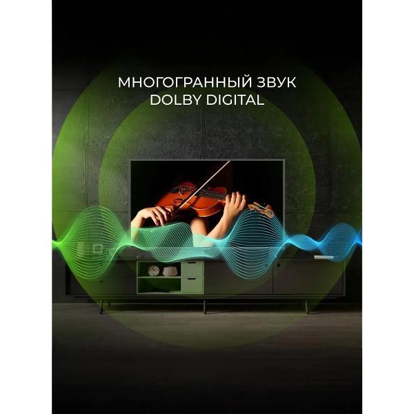 Телевизор Смарт ТВ Телевизор смарт 55 дюймов с яндекс Алисой 4K UHD