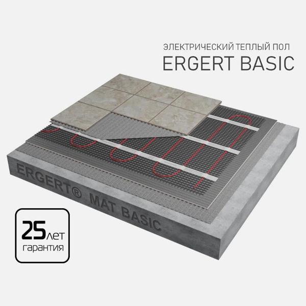 Теплый пол ERGERT Basic-150 8 м.кв 1200 Вт под плитку ETMB1501200