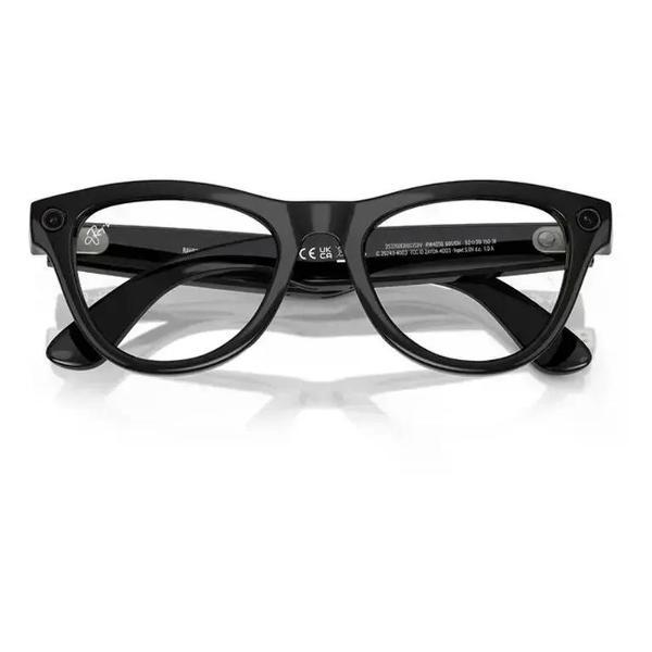 Экшн камера умные-очки Ray Ban Skyler RW4010 601/CH52 (Shiny Black/Transition Amethyst)