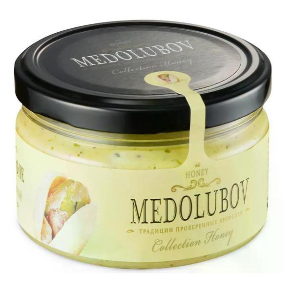 Крем-мед MEDOLUBOV Медовое суфле c фисташкой 240 г