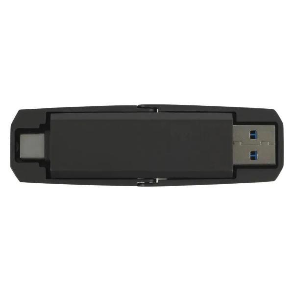 USB флеш-накопитель Netac US5 NT03US5C-512GB-32TA USB3.2 512GB black (zink alloy housing)+TypeC Solid St