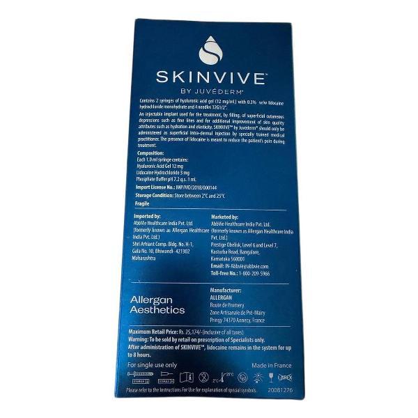 Сыворотка для лица Нет бренда Филлер Juvederm SkinVive 2x1 мл