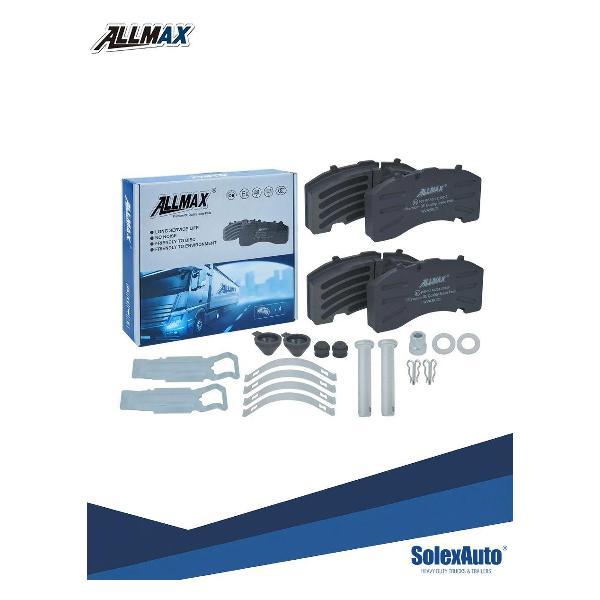 Колодка автомобильная ALLMAX Колодки тормозные дисковые SAF/BPW 210,8#108#30 мм 29171STD ALLMAX